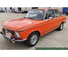 1972 BMW 2002 TII ORANGE MANUEL, 4 VITESSES CONDUITE À GA...
