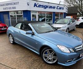 3.0 E350 CDI V6 BLUEEFFICIENCY SPORT CABRIOLET G-TRONIC EURO 5 2DR