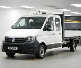 VOLKSWAGEN CRAFTER CR35 RWD 2.0 TDI 140 BHP S/L ETG 7 SEATER CREWCAB TIPPER