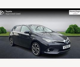 TOYOTA AURIS DESIGN HATCHBACK'S 1.8 VVT-H DESIGN CVT EURO 6 (START/STOP) 5DR (SAFETY SENSE)