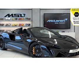 2025 MCLAREN ARTURA NOIR AUTOMATIQUE, 7+ VITESSES CONDUIT...