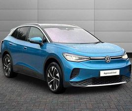 VOLKSWAGEN ID.4 - 210KW MATCH PRO 77KWH 5DR AUTO + BI COLOUR STYLE PACK SILVER