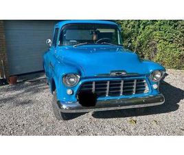 1956 CHEVROLET 3100 BLEU MANUEL, 3 VITESSES CONDUITE À GA...