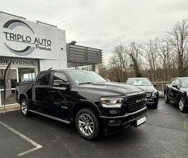 DODGE RAM 1500 5.7 V8 390 HEMI CREW CAB LARAMIE SUIVI COMPLET AVEC FACTURES ATTELAGE CARPLAY CAMERA AR