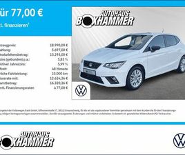 SEAT IBIZA 1,0 TSI FR NAVI+SHZ+KLIMA