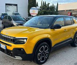 JEEP AVENGER BEV MY23 SUMMIT 100% ELETTRICA