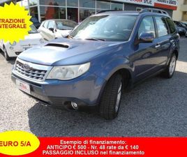 SUBARU FORESTER FORESTER 1ª-2ª SER. 2.0D XS TREND -TRAZIONE INTEGRALE-UNIPROPRIETARIO