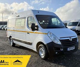 VAUXHALL MOVANO 3500 PANEL VAN DIESEL MANUAL FWD L2 H2 EURO 6
