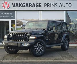 JEEP WRANGLER UNLIMITED - 4XE 380 SAHARA SKY ONE-TOUCH POWER TOP |CAMERA V+A| STOEL+STUURVERW|CARPLAY|SOFTTOP| 4157