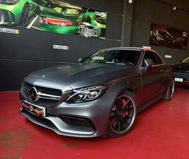 MERCEDES CLASSE C CABRIOLET C 63 S AMG MERCEDES-BENZ CLASE C CABRIO 63 AMG S 7G PLUS