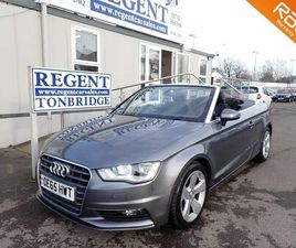 AUDI A3 CABRIOLET 2.0 TDI S LINE CONVERTIBLE 2DR DIESEL S TRONIC EURO 6 (START/STOP) (NAV) (150 PS)