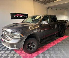 DODGE RAM 1500 SUPERCAB 5.7L V8 395CH OUTDOORSMAN - FLEXFUEL - HOMOLOGUÉ - IMMATRICULATION FRANCAISE - GARANTIE