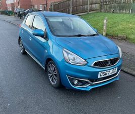 MITSUBISHI MIRAGE, 1.2 JURO START-STOP, 43,128 MILEAGE, BLUETOOTH, PARKING SENSORS GOOD CONDITION