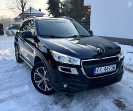 PEUGEOT 4008 1.6 HDI 4X4 PIĘKNY ZADBANY MALY UDOKUMENTOWANY PRZEBIEG!
