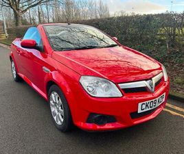 2009 VAUXHALL TIGRA 1.4I 16V AIR 2DR CONVERTIBLE PETROL MANUAL