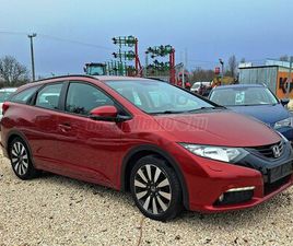 HONDA CIVIC TOURER 1.6 CTDI SPORT NAVIGÁCIÓ TOLATÓKAMERA ÜLÉSFŰTÉS 17'ALUKERÉK TEMPOMAT