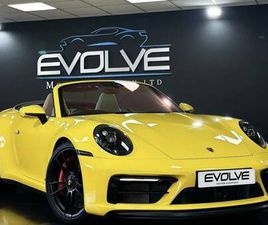 2022 22 PORSCHE 911 3.0T 992 CARRERA GTS CONVERTIBLE 2DR PETROL MANUAL EURO 6 (S