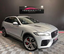 JAGUAR F-PACE P550 JAGUAR F-PACE V8 - 550 CH SUPERCHARGED AWD BVA8 SVR - ECHAPPEMENT SPORT - TOIT OUVRANT - SUIVIS