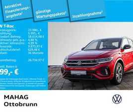 T-ROC R-LINE 1.0 TSI LED+ PARKASSIST EKLAPPE APPCONNECT 6-GANG