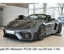 PORSCHE 718 SPYDER RS~WEISSACH~PCCB~LIFT~NUR 291 KM~1.HD