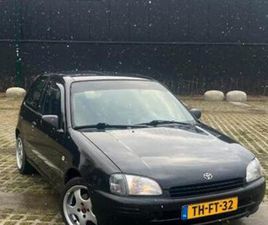 TOYOTA STARLET 1.3 16V 1998 ZWART METALIC — TOYOTA — MARKTPLAATS