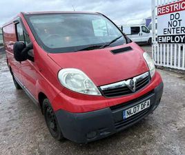 2007 VAUXHALL VIVARO VIVARO 2700 CDTI SWB CAMPER DIESEL MANUAL