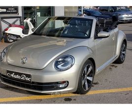 VOLKSWAGEN BEETLE CABRIO DSG CABRIO 160CV FULLLED NAVY PELLE TRAFORATA