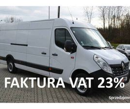 RENAULT MASTER RENAULT MASTER FAKTURA VAT* L4H2 MAXI * 2,3D 163PS* KLIMATYZACJA* KAMERA* … KĘTY - SPRZEDAJEMY.PL