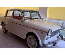 1964 FIAT 1100 BLANC MANUEL, 4 VITESSES CONDUITE À DROITE...