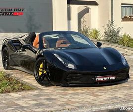FERRARI 488 SPIDER 3.9L V8 T 670 CH / GARANTIE POWER JUSQU'AU 05/2026 PAS DE MALUS ECOLOGIQUE