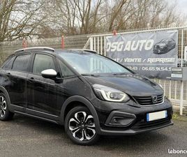 ? HONDA JAZZ CROSSTAR 1.5 I-MMD E:HEV 109 EXCLUSIVE – HYBRIDE – BVA CVT – APPLE CARPLAY / ANDROID AUTO – GPS – CAMÉRA – GARANTIE 12 MOIS CHEZ HONDA – CT OK ?