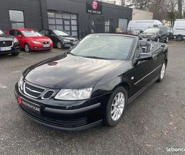 SAAB 9.3 CABRIOLET 1.8T 150 CV LINEA-R ,ORIGINE FRANCE, HISTORIQUE LIMPIDE,CARNETD'ENTRETIEN