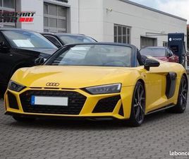 AUDI R8 SPYDER AUDI R8 SPYDER 5.2 FSI 620 PERFORMANCE QUATTRO S-TRONIC BVA / SUPERCAR DE COLLECTION JAUNE VEGAS