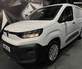 CITROEN BERLINGO VAN 1.5 BLUEHDI 130 CH EAT8 BVA8 XL 950 KG CARPLAY CAMERA 3 PLACES PLANCHER BOIS BANQUETTE MODUWORK TVA NEUF 2025