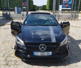 MERCEDES CLA 45 AMG SHOOTING BRAKE YELLOW NIGHT EDITION