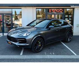 PORSCHE CAYENNE COUPÉ - 3.0L V6 E-HYBRID 462CH - CARPLAY - CAM.360° - HAYON ELEC. - TOIT PANO