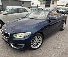 BMW SERIE 2 CABRIO 220 BMW SÉRIE 2 CABRIOLET 220D BVA LUXURY