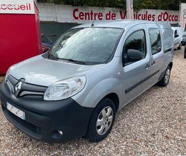 KANGOO MAXI DCI 115CH CABINE APPROFONDIE REPLIABLE - TVA RÉCUPÉRABLE - UTILITAIRE AVEC CG 4 PLACES - 1È MAIN - GS/BLUETOOTH/S&S/REGULATEUR.....