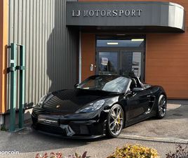 PORSCHE 718 BOXSTER SPYDER PORSCHE 718 (982) BOXSTER SPYDER BVM 6 4.0L 420CH, CHÂSSIS 2021, 1570 KMS - VÉHICULE FRANCAIS, PAS DE MALUS - PACK SPORT CHRONO, PSE, SIÈGES BAQUET 918 SPYDER,