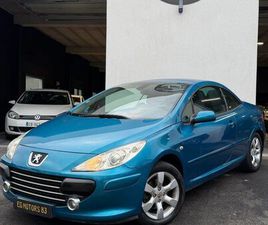 PEUGEOT 307 CC PEUGEOT 307 CV 1.6L 16V 110CV NAVTEQ ON BOARD - 1ERE MAIN - 71067KMS