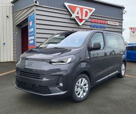 FIAT SCUDO FG M 2.0 BLUEHDI 180CH S&S CABINE APPROFONDIE FIXE PACK PREMIUM CONNECT EAT8 + KIT BOIS