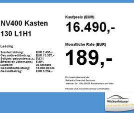 KASTEN 130 L1H1 2.8T PDC, COOL&SOUND, HOLZ