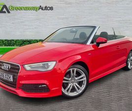 2016 AUDI A3 CABRIOLET 1.4 TFSI S LINE NAV TRONIC