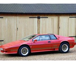 LOTUS ESPRIT LOTUS ESPRIT TURBO, 1984. FACTORY AIR-CONDITIONING, FULL GOLD LEATHER INTERIOR IN VERY WELL CARED-FOR CONDITION.