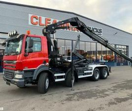 DAF FAD 85 CF 410 8X4 HIAB 24 TONMETER LAADKRAAN (BJ 2008) — VRACHTWAGENS — MARKTPLAATS