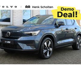 VOLVO EX40 SINGLE MOTOR EXTENDED RANGE BUSINESS ED. 82 KWH | DEMO DEAL | DENIM BLUE METALLIC | VERWARMBARE VOORSTOELEN | EXTRA GETINT GLAS ACHTER | STUURVERWARM