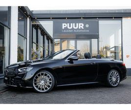 MERCEDES-BENZ E-KLASSE CABRIO 53 AMG 4MATIC BURMESTER - HEAD UP - AIRSCARF - 360 CAMERA