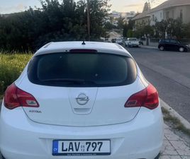 OPEL, VAUXHALL ASTRA 1,6L 2012