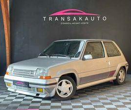 RENAULT SUPER 5 120CH GT TURBO / RESTAURATION COMPLÈTE / VÉHICULE EXPERTISÉ