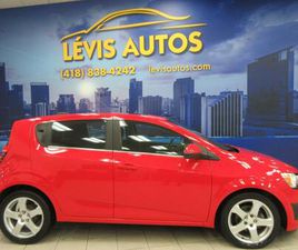 CHEVROLET SONIC CHEVROLET SONIC 2016 LT RS TURBO AUTOMATIQUE SIEGES CHAUFFANT CAMERA RECUL 134200 KM